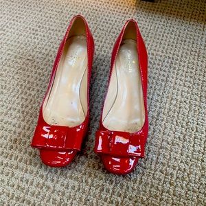 Kate Spade Patent Red Shoes
